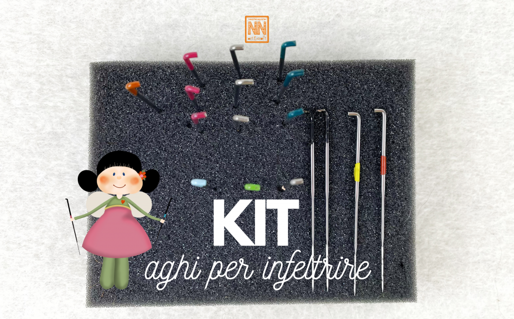 Kit aghi per infeltrire - Scuola Feltro di NearteNeparte